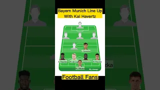 Bayern Munich Line Up Prediction With Kai Havertz#short #bayernmunich #bayernmunchen