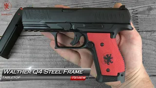 New Walther Q4 Steel Frame Tabletop Review and Field Strip