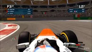 F1 2013 - Yas Marina Circuit | Abu Dhabi Grand Prix Gameplay [HD]