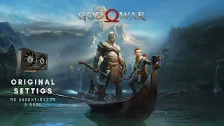 God of War Original Settings RX 6650XT + RYZEN 5 5500