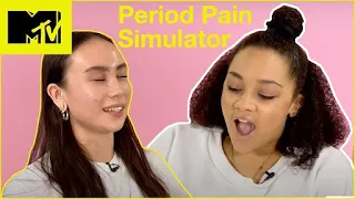 Girls Try Period Pain Simulator | Guys Try