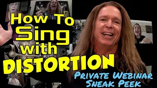 How To Sing With Distortion - Private Webinar - Ken Tamplin Vocal Academy