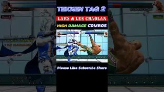 tekken | Lars & Lee Chaolan Stylish Tag Combos #shorts #ytshorts #youtubeshorts #tekken #game #combo