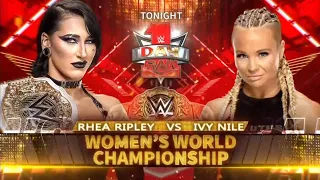 Rhea Ripley Vs Ivy Nile Campeonato Mundial Femenino Parte 2 - WWE Day 1 Raw 01/01/2024 (En Español)