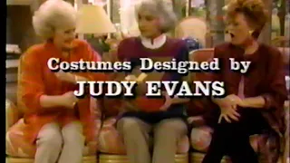 The Golden Girls on Lifetime End Credits January 1999