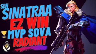 SEN SINATRAA GETS EZ WIN WITH SOVA ON ASCENT - VALORANT