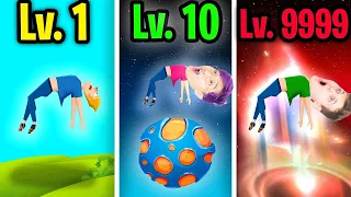 Can We Get MAX LEVEL In This BUDDY TOSS APP GAME?! (YEETED BEST FRIEND INTO SPACE!?)