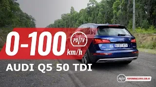 2019 Audi Q5 50 TDI 0-100km/h & engine sound