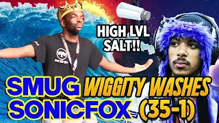 SMUG WIGGETY WASHES SONIC FOX!!! (35-1) HIGH SALT LEVELS!