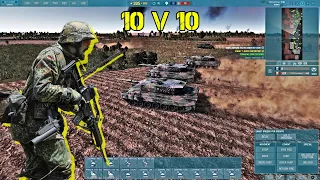 Warno Gameplay | Insane Massive 10 vs 10 Battle | Nato vs Pact