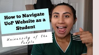 How to Navigate Moodle and Student Portal | University of the People | Master's of Education