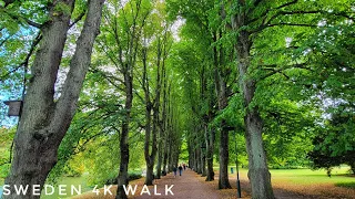 4K Walk - Malmö, Sweden - A Stroll Through Slottsparken