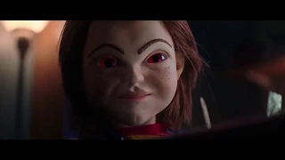 Childs Play 2019 - Chucky tries to protect Andy from the mean cat.