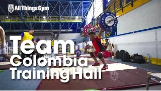 Team Colombia 2015 Junior World Championships Training Hall