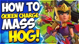 How to Queen Charge Mass Hog at TH9 | Best TH9 Attack Strategies in Clash of Clans