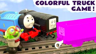 Thomas and Diesel Play The Colorful Troublesome Truck Game