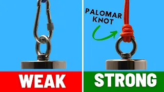 STRONGEST and BEST KNOT For Magnet Fishing (Step by Step)!