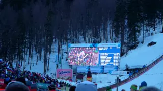 Robert Kranjec 236m Planica 2016 winner crowd shot