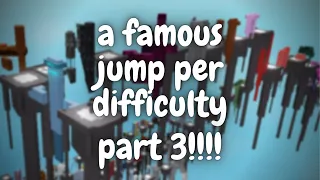 A Famous Jump Per Difficulty | Stages 101 - 112