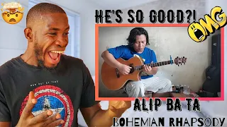 Alip Ba Ta - Queen - Bohemian Rhapsody (Fingerstyle Cover) | REACTION!