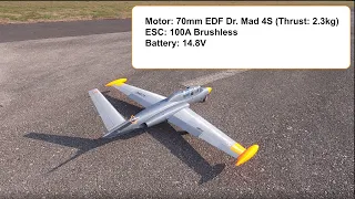 3D Printed Fouga Magister EDF RC Model Airplane