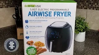 Airwise Fryer from Gowise USA - Gowise USA Air Fryer - Review and How to use it