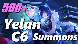 My C6 Yelan Summons Were Insane