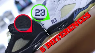 5 Differences: Air Jordan 5 x A Ma Maniere Dusk vs Dawn Comparison (AMM)