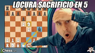 LOCURA TOTAL! SACRIFICA LA DAMA EN LAS PRIMERAS 5 JUGADAS!