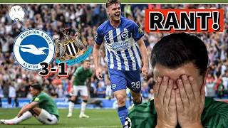 UNACCEPTABLE & EMBARRASSING!! Brighton 3-1 Newcastle | Match Reaction