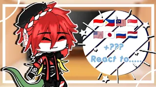 +??? React to...... || Gacha || CountryHuman || ship Au