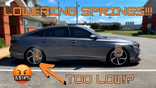 Turn Your Accord Into a Street Racing Machine with Megan Racing Lowering Springs!