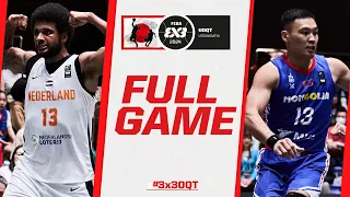 Netherlands 🇳🇱 vs Mongolia 🇲🇳 | Men Semi-Finals Full Game | FIBA #3x3UOQT 2 2024