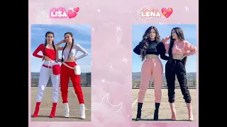 Lisa &Lena cute friendship 💗 choose one #lisa #lena#blackpink #cutefriendship#viralvideo#bts#helena