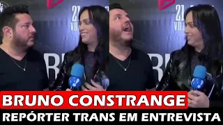 Durante entrevista cantor sertanejo Bruno constrange repórter trans: "Você tem Pau?"