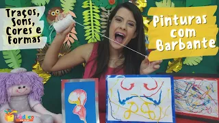 Técnicas de Pintura na Educação Infantil: pinturas com barbante