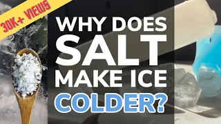 WHY DOES SALT MAKE ICE COLDER? LEARN THIS AMAZING PHENOMINA WITH THE HELP OF A SIMPLE EXPERIMENT.
