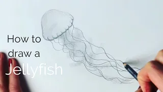 Beginners - how to draw a jellyfish