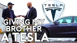 I Surprised My Brother with a Tesla | Being with Babish