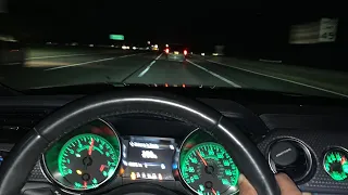 2019 MUSTANG GT - POV NIGHT DRIVE (HARD PULLS)