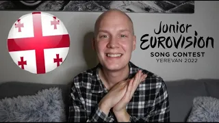 SWEDISH BOY REACTS TO GEORGIA 🇬🇪 - JUNIOR EUROVISION 2022 / MARIAM BIGVAVA - "I BELIEVE"