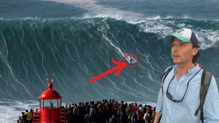 Desafiando las Olas Más Monstruosas del Mundo en Nazaré!