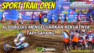 SPORT TRAIL OPEN‼️ALDOBILQIS TAK TERKEJAR TAPI SAYANG KEBERUTUNGAN TIDAK BERPIHAK‼️GRASTRACK DEWOMX