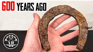 Restoration of a Horseshoe Lost By a Rider 600 Years Ago!