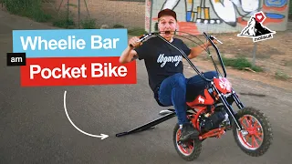 POCKET BIKE Projekt ESKALIERT komplett | Wheelie Bar Eigenbau