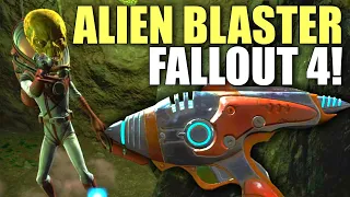 Fallout 4's ALIEN BLASTER Pistol! UFO Crash Site, Alien Enemy, and Unique Pistol Guide