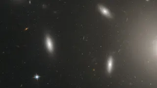 Hubble Telescope Deep Field Image Pan with Ambient Space Music