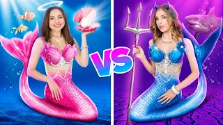 Sereia Boa VS Sereia Má | A Transformação de Beleza de Uma Sereia Pelo Namorado