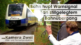 Posse: Anwohner genervt von lauten Zug-Hupen an stillgelegtem Bahnübergang | Kamera Zwei