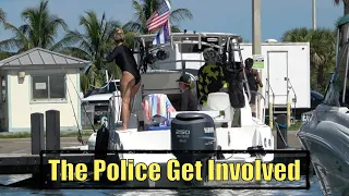 The Authorities Check Out a Boat | Miami Boat Ramps | 79th Street